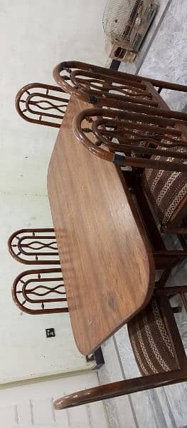 Dining Table with 6 chairs 2