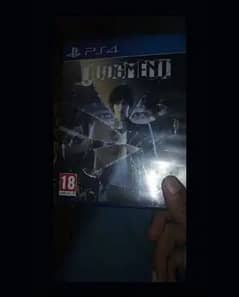 Judgment game PS4 disc new
