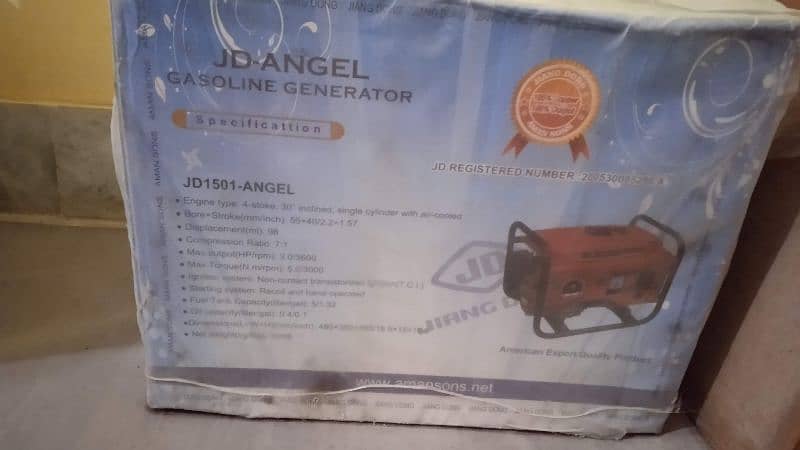 JD1501-ANGEL Generator 1KV 4stroke unused brand-new 2