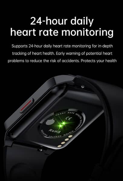 H60 Pro Smart Watch Body Temperature Heart rate Call Sports Bracelet 3