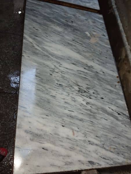 Iron Table with Marble Top for Sale 3