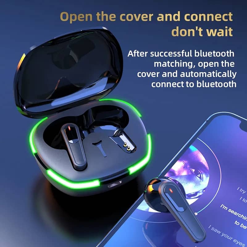 New & Original Bluetooth Wireless Earbuds Headphones Headset Earphones 6