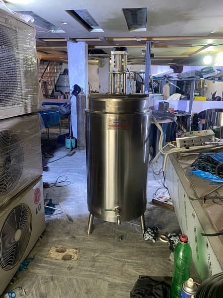 Milk chiller&Milk boiler & khoya machine 10