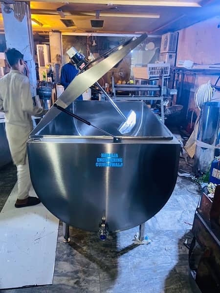 Milk chiller&Milk boiler & khoya machine 12