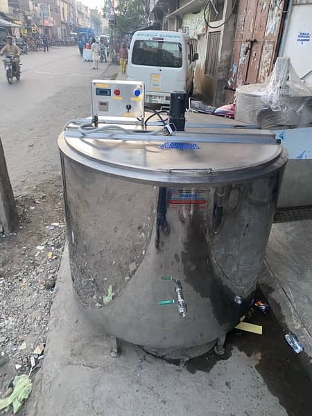 Milk chiller&Milk boiler & khoya machine 15