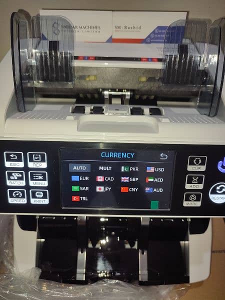 cash counting machine Mix note counting with fake note detection 3