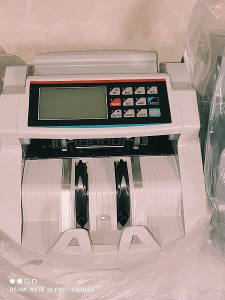 cash counting machine Mix note counting with fake note detection 4