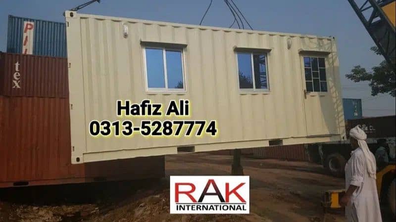 Office container portable toilet guard room prefab hall porta cabin 6