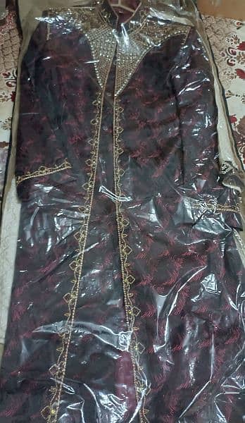 Medium Size Fancy Sherwani with All things. 0304-5934977 1