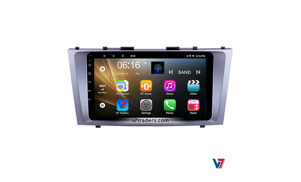 V7 Toyota Camry Car Android LED LCD Panel GPS Navigation Screen 5