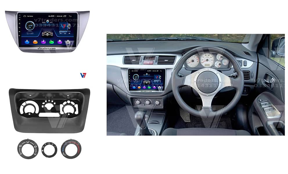 V7 Mitsubishi Lancer 2005 Android Panel LCD LED Car GPS Navigation Tar 1