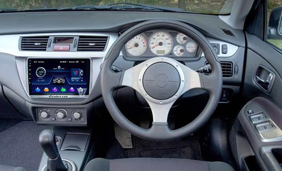 V7 Mitsubishi Lancer 2005 Android Panel LCD LED Car GPS Navigation Tar 5