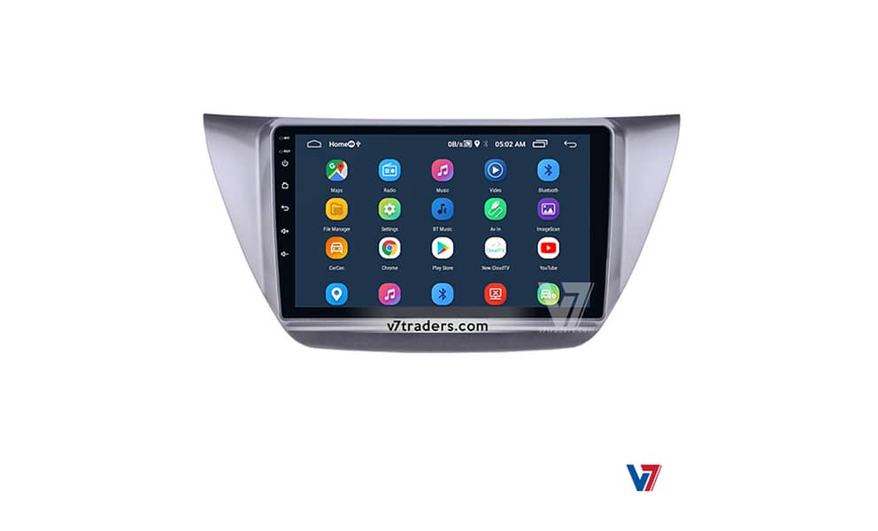V7 Mitsubishi Lancer 2005 Android Panel LCD LED Car GPS Navigation Tar 6