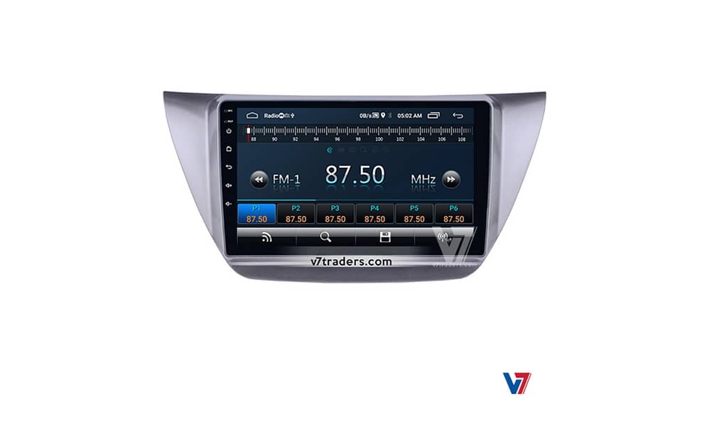 V7 Mitsubishi Lancer 2005 Android Panel LCD LED Car GPS Navigation Tar 7