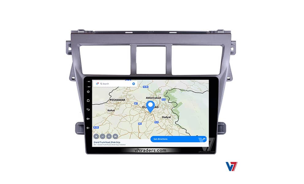 V7 Toyota Belta Car Android LCD Panel GPS Navigation Player Indash 7