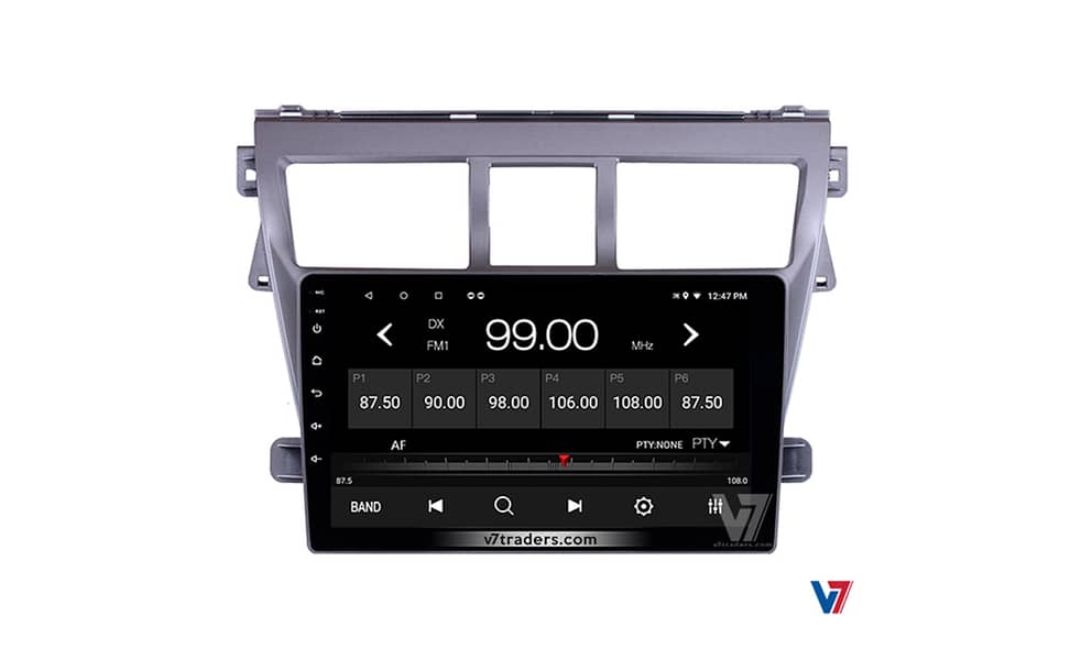 V7 Toyota Belta Car Android LCD Panel GPS Navigation Player Indash 8