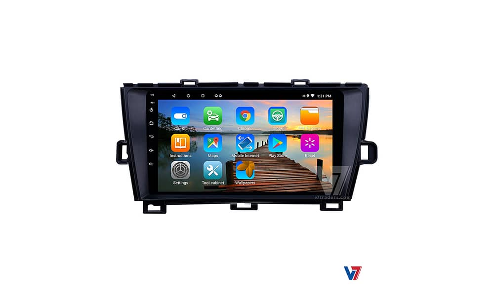V7 Toyota Prius Android LCD LED Car GPS Navigation DVD player Panel 11