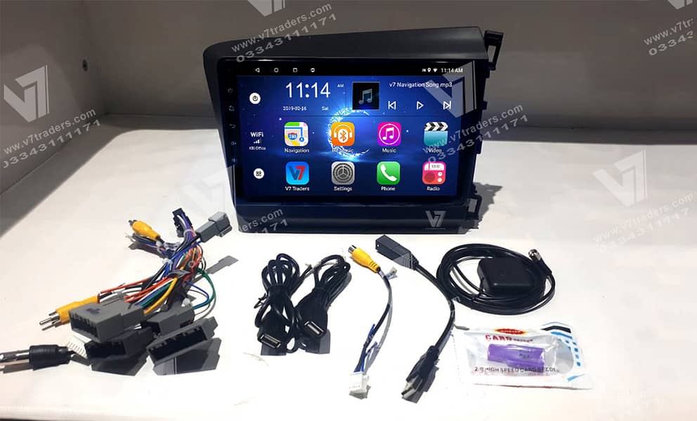 V7 Honda Toyota Suzuki Android Car LCD Touch Panel GPS navigation 13