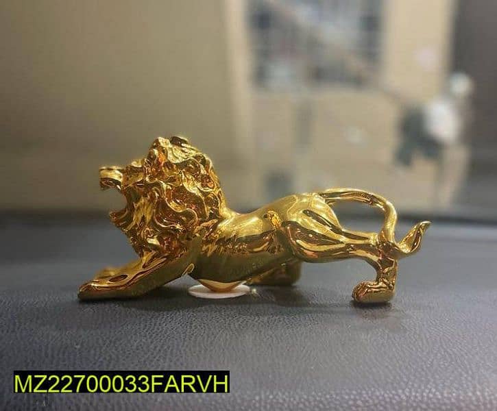 decoration Golden Lion For Car Dashboard/Furniture 0