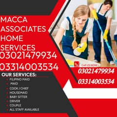 Provide Maid , Driver, Helper, Couples, Patient Care, Cook Available