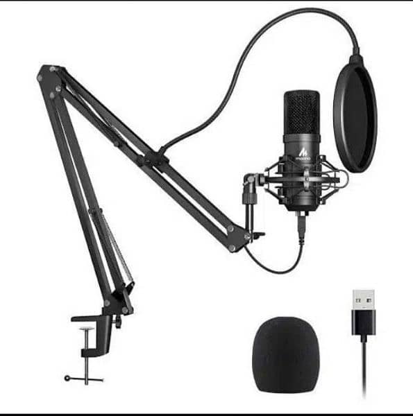 maono AU04 usb professional podcasting microphone voice-over mic 1