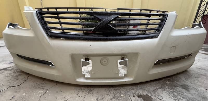 Mark X Front Bumper with Grill black coating Perfect Condition 2