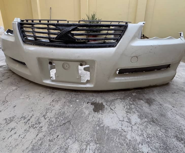 Mark X Front Bumper with Grill black coating Perfect Condition 3