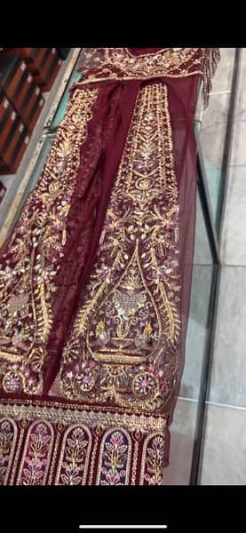 Bridal dress new unstitched for urgent sale 1