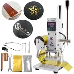Hot Stamping Printing Embossing Machine For Leather Wood Plastic paper