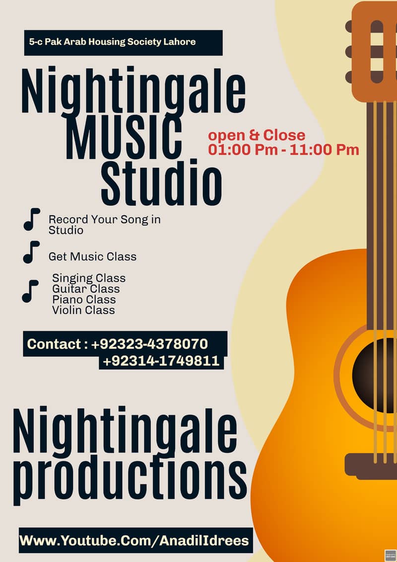 Nightingale Music Studio Record your Song 8