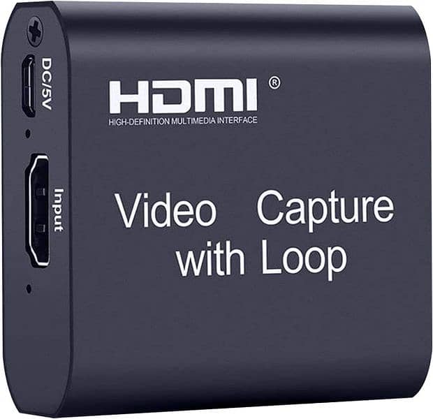 Video Graphics Adapter/HDMI Video Capture Card USB 3.0. 4K Loop Output 12