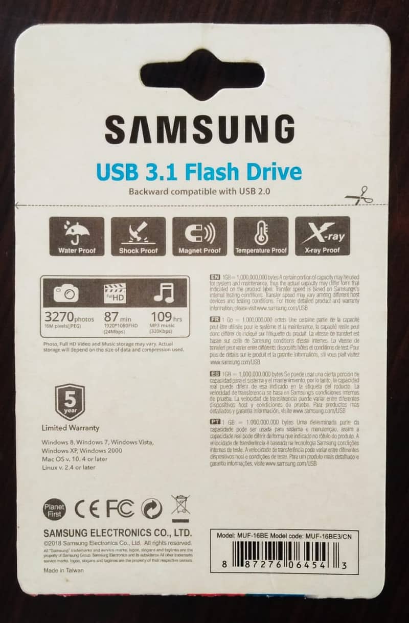 USB Flash disk 16 GB bar plus design 1