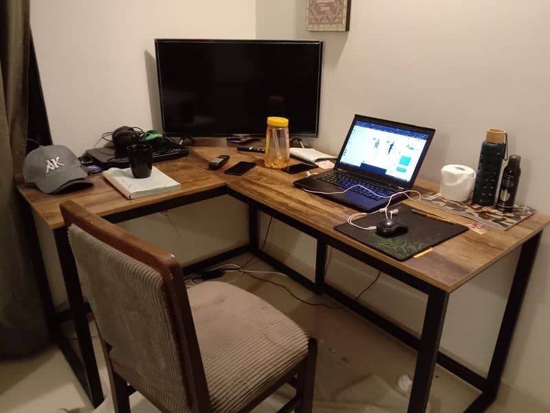 L Shaped Work Desk/Workstation/Work Table/Home Office 2