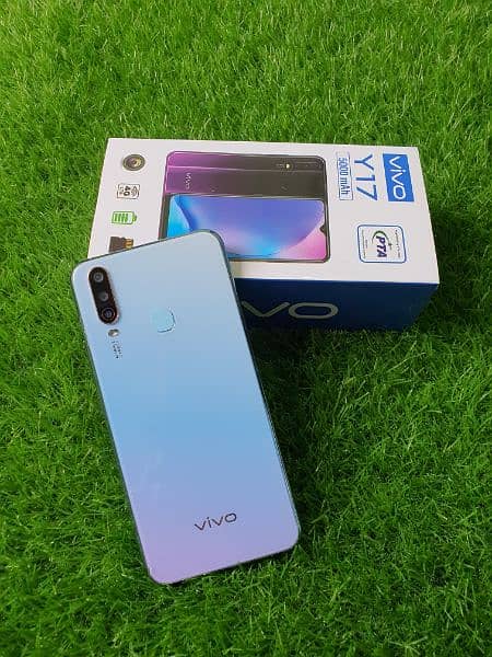 vivo y 17 white colour