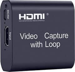 Video Graphics USB to HDMI 4K Video Capture Card USB 3.0. Loop Output