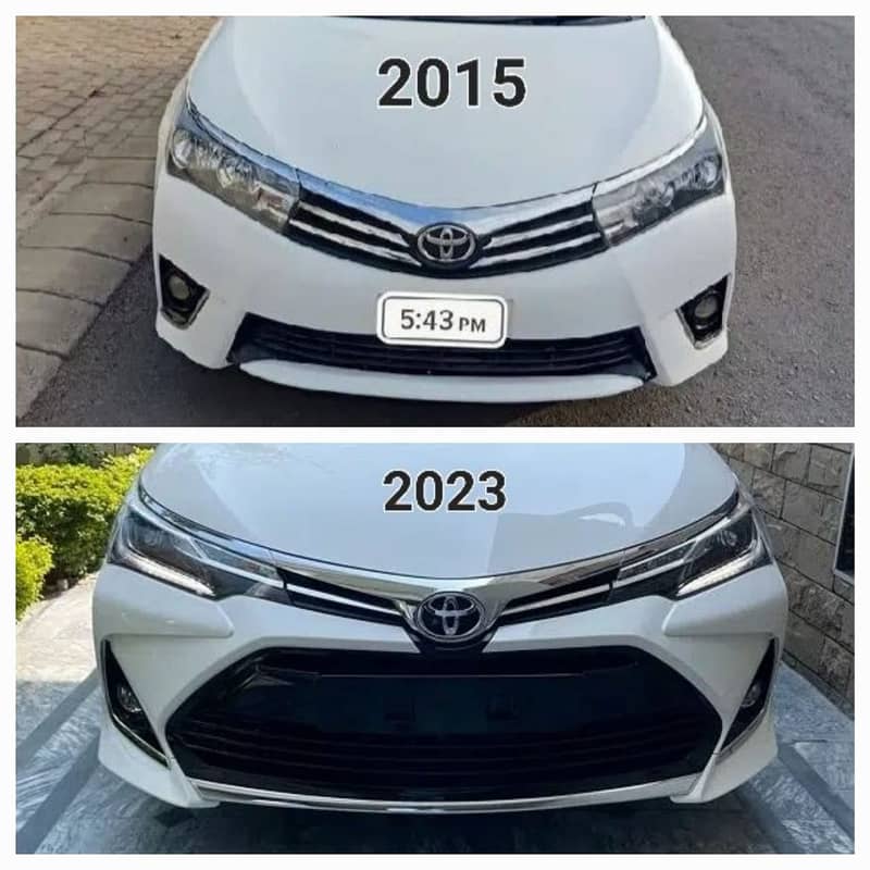 BUMPER  COROLLA UPLIFT/FACE LIFT AVAILABLE 0,3.11 1461785 0