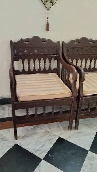 Wooden Sofa Set 1