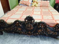 chinyot wood set with mattress