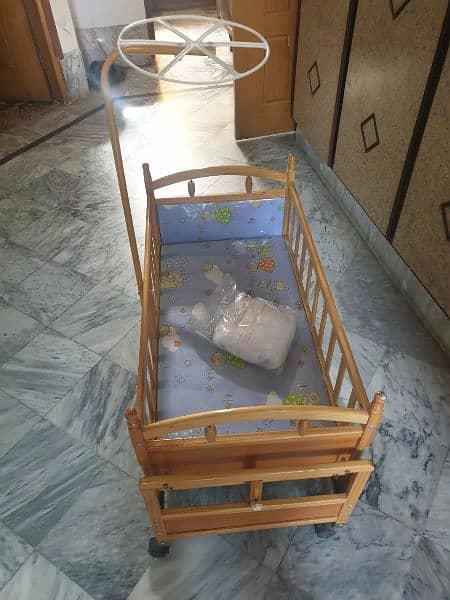 Brand new baby cot just 1 baar use hua ha urgent sale 3