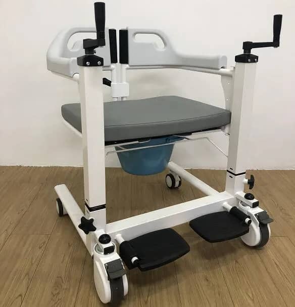 Imported Patient Lift & Transfer Wheelchair For Bedridden Patient 11