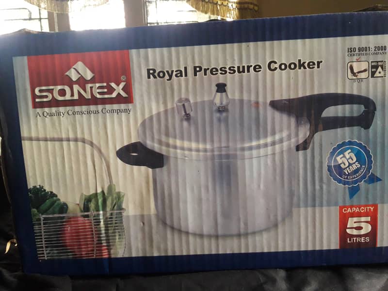 New sonex 5 litre pressure cooker 1