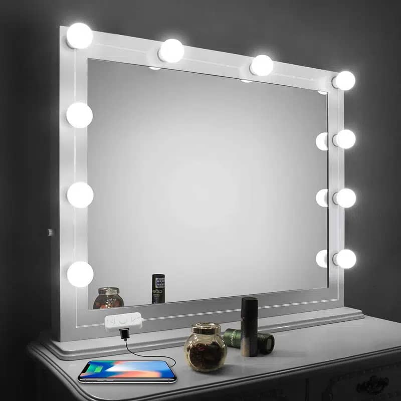 Vanity Mirror LED Bulbs | 10 Bulbs with 3 Modes | For Makeup 4