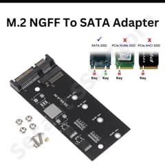 M2 sata SSD connector adapter M. 2 to 2.5 ssd sata converter 0