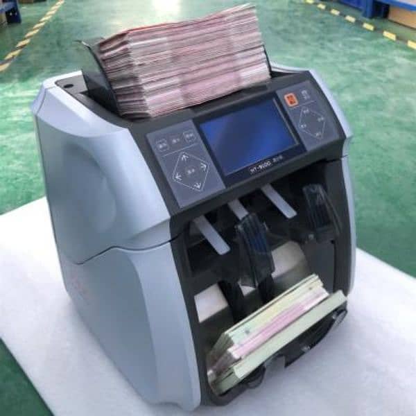 cash counting machine mix cash currency Note counting with fake detect 19