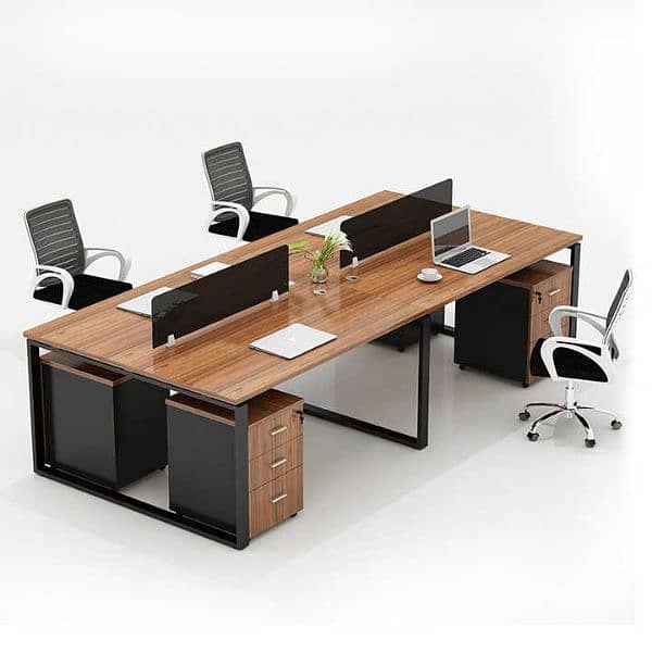 Four Seater Workstation/Work Desk/EmployeeWorkstation/Office Furniture 2