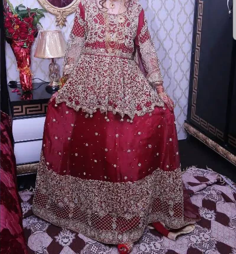 weeding dress/bridal dress/baraat dress for sale 4