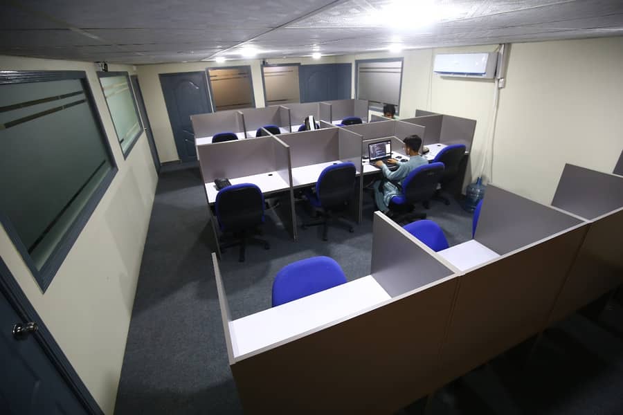 Coworking Space & Dedicated Furnished Offices @ PECHS Shahrah-e-Faisal 14