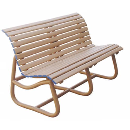 Park seating Lawn Benches, Patios outdoor Wooden Iron Frame Benches 3