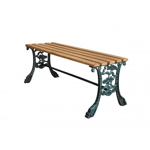 Park seating Lawn Benches, Patios outdoor Wooden Iron Frame Benches 6