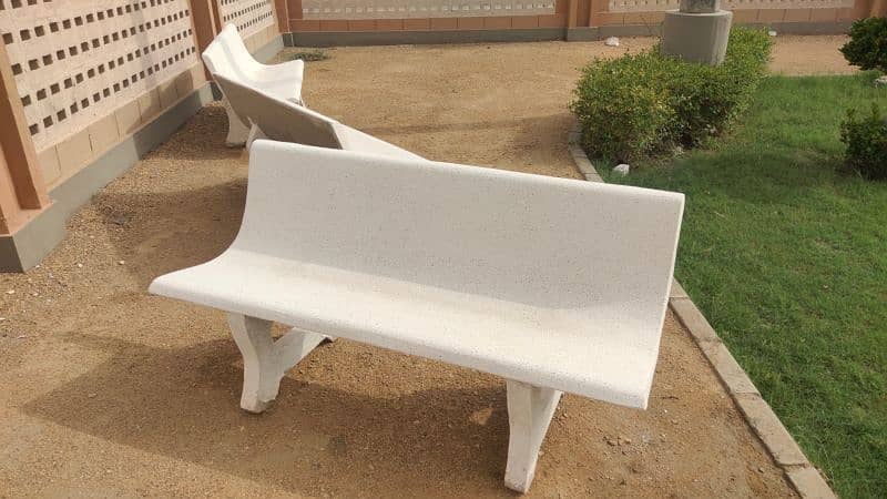 Concrete Garden Benches-Durable outdoor furniture 4